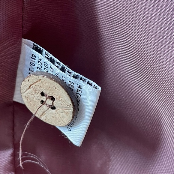 Retro Corduroy Mixed Media Earth Girl Patchwork Trench Coat Cropped Sleeve Small - Picture 9 of 14